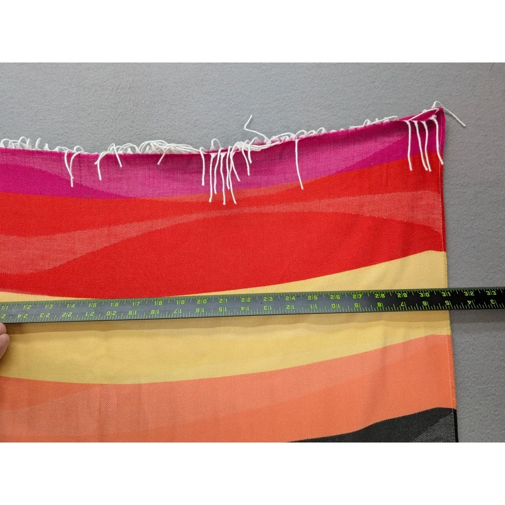 Boho Striped Fringe‎ Throw Blanket Sarong Beach Wrap Cover Ups Large 62